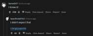 Shown: Redditors who have gotten Rick Rolled (Image via Reddit)
